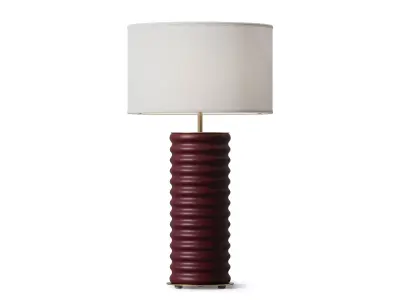 Table lamp Dantone Home Taro maroon 3D model