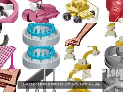 SMART KIDS ENGINEERING EDUCATIONAL PACK 3D Model Collection