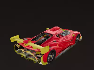 Apollo Project EVO Hypercar 3D model