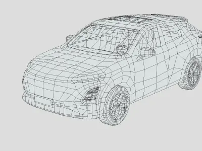 Cherry Omoda 5 Low-poly 3D model