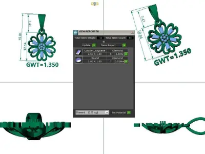 FASION  PENDANT 3D model get
