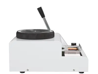 Happybuy Embossing Machine 72 Character Card Embosser 3D model