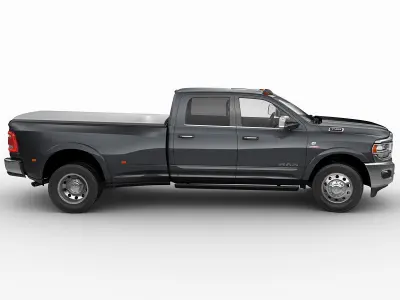 Ram 3500 HD Limited Dually 2019 3D model