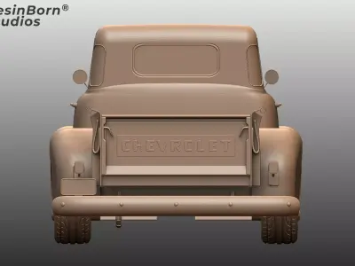 Chevrolet 1957 Classic Pickup Truck  3D print model