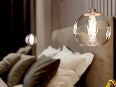 Modern Luxury Bedroom 3D model