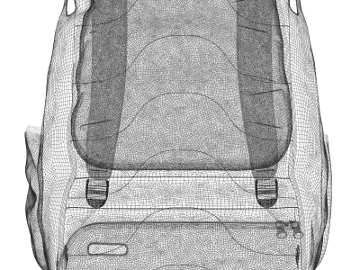 Bassebal Bat Bag  3D model