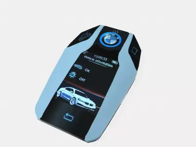 7 Series Display Key touch 3D model