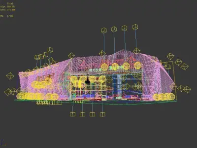 Exhibition - Area -27X14-3DMAX2010-024 3D model