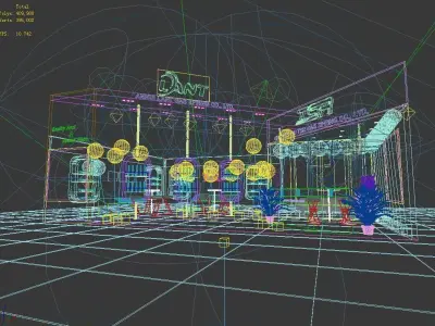 Exhibition - Area - 11X8-3DMAX2009-012 3D model