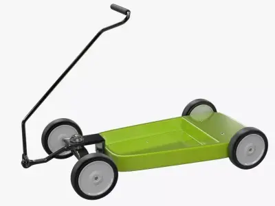 Toy Wagon 3D model
