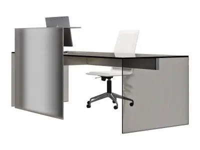 gallotti and radice air desk modesty 3D model