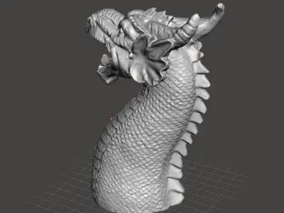garden dragon 3 parts 3D print model