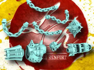 Holy Steam Knight upgrade kit 3D print model