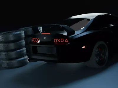 Toyota Supra MK4   3D model