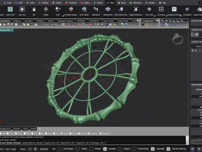 Fusion bangle code 704 in 4 sizes 3D print model