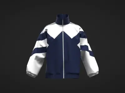 Free Vintage Jacket Sport Free 3D model