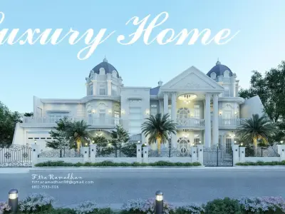 Luxury classic house 3D model