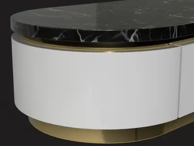 Modern Nesting Table Low-poly 3D model