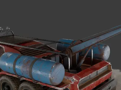 Apocalyptic Car 3D model