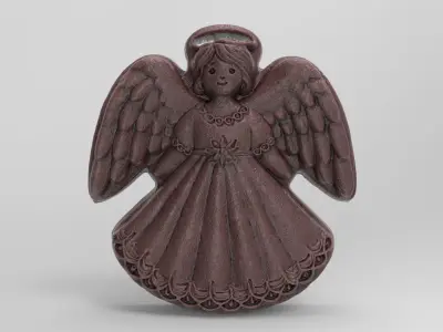 cute angle decoration 3D print model