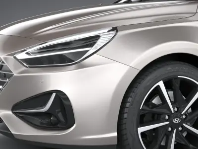 Hyundai i30 2020 3D model