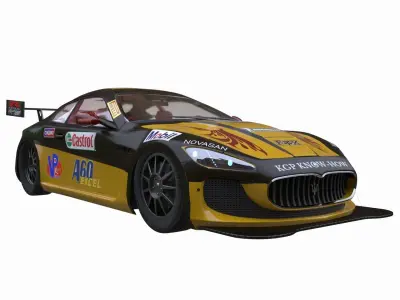 Racing Maserati GranTurismo 3D model