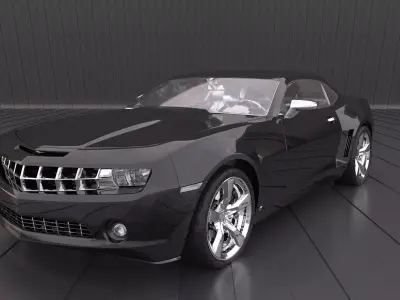 American Muscle Car 3D model buy