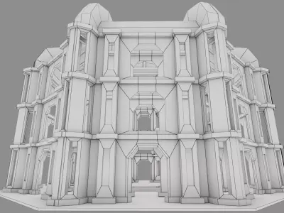 Royal Coliseum Free low-poly 3D model