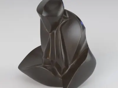 Bronze sculpture Sally Grant Sculpture 3D model