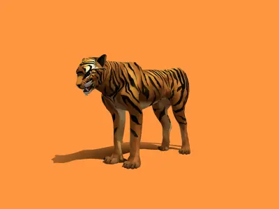 LordCheetah Low-poly 3D model