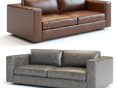 Restoration Hardware - Maddox Leather Sofa 3D model