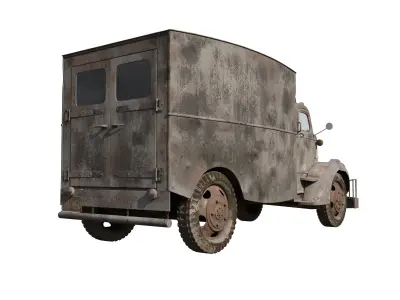 1941 chevy coe jeepers creepers 3D model