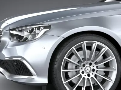Mercedes-Benz E-Class Estate basic 2021 3D model