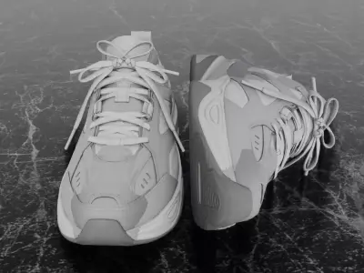 FREE 3D SPORT SHOES Free low-poly 3D model