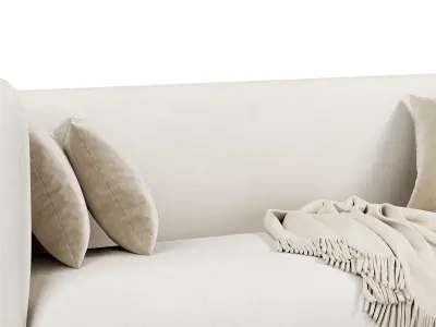  Rico Divan L Brushed 3D model