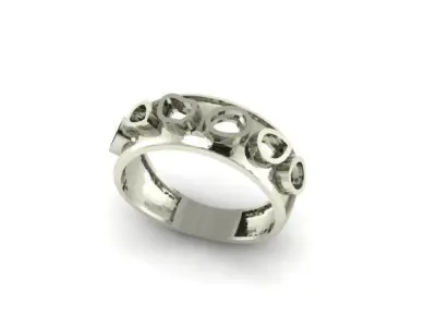 nice ring onley stl file for free Free 3D print model