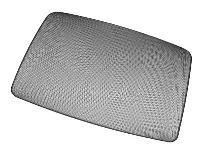 Car Front Wind Shield 3D print model