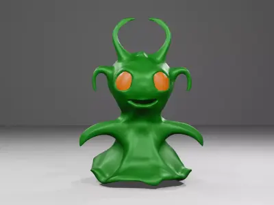 Alian charater 3D model