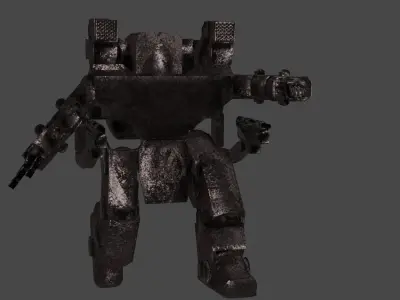 ISKI Lrobot Bigger Free low-poly 3D model