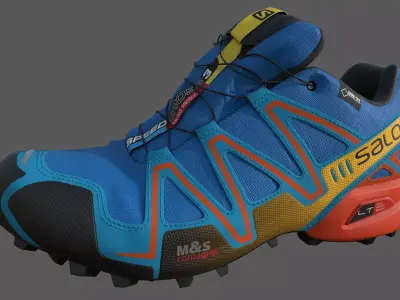 Salomon Speedcross 3 and FREE Livery 3D model