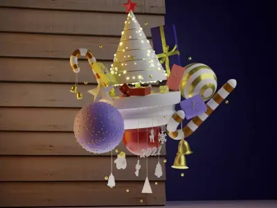 Christmas Tree Free 3D model