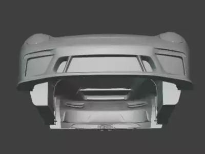 3D Printable RC Shell- GT3 Car  3D print model