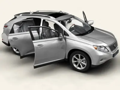 Lexus RX 2010 3D model