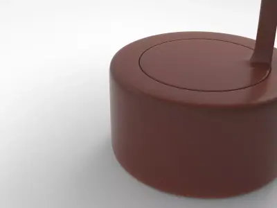 Forest Table Low-poly 3D model