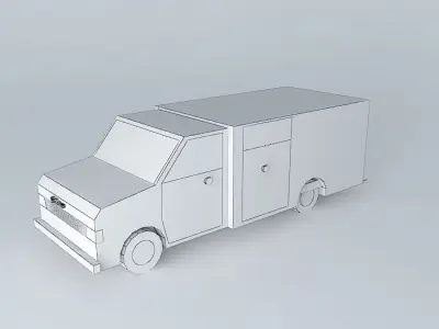 G-Motors CamperVan Free 3D model