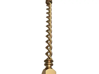 Baluster 04 Low-poly 3D model