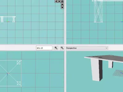 table computer screen showing Free low-poly 3D model