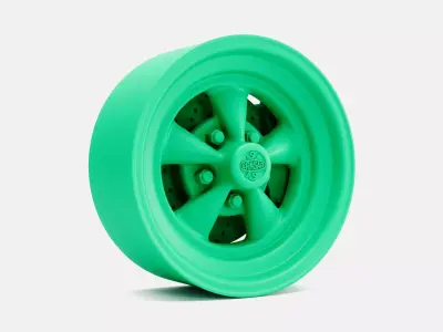 15x7 Cragar SS Wheel and Brake 3D print model