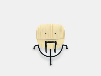 KULLABERG KULLABERG Swivel chair Low-poly 3D model