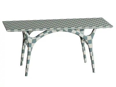 Daphne 63 Sintered Stone Dining Table Low-poly 3D model